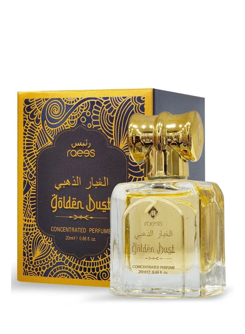 Raees Golden Dust Roll-On Attar 20ml | Concentrated Perfume Oil - Image 2
